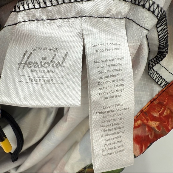 Herschel x Hoffman California Voyage Coach Floral Jacket Packable Lightweight XL - Picture 12 of 14